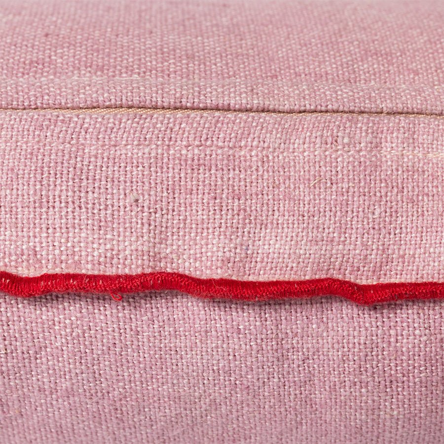 HKliving Kissen CANDYFLOSS pink/rot | 50x30cm - Sir Henrys
