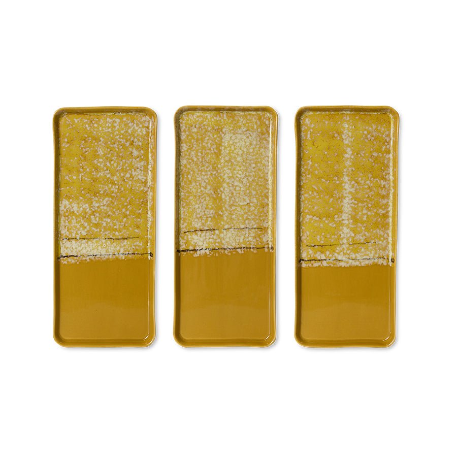 HKliving Kuchenplatte SUNBEAM 70's bunt | 31,5x13,5x2cm - Sir Henrys