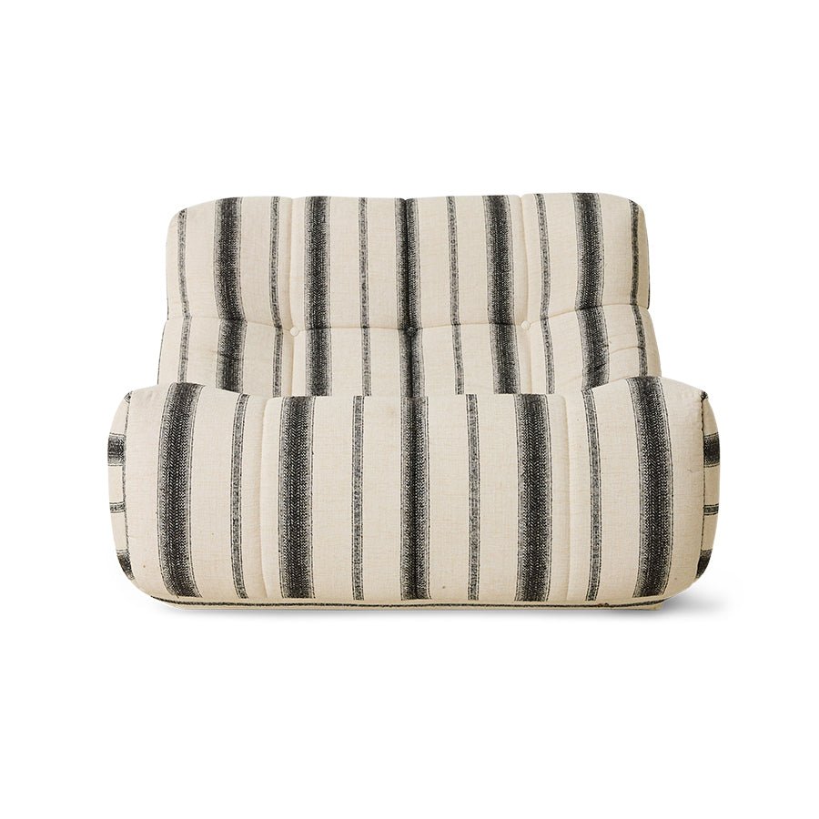 Hkliving LAZY LOUNGE CHAIR outdoor chalkstripe - Sir Henrys