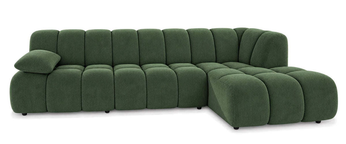HKliving modulare Couch WAVE royal velvet green - Sir Henrys