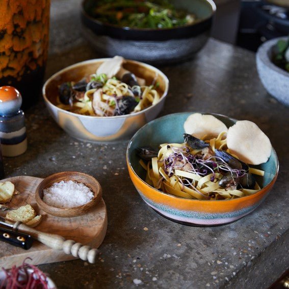 HKliving Pasta Bowl GOLDEN HOUR 70´s 2er Set - Sir Henrys