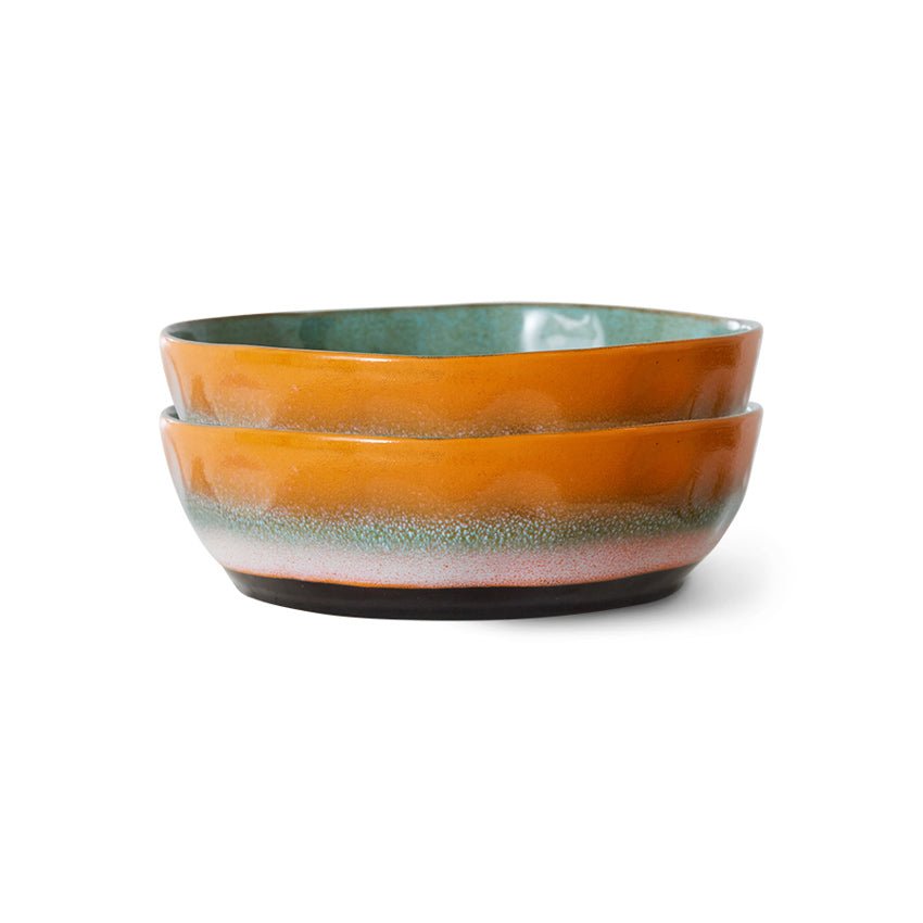HKliving Pasta Bowl GOLDEN HOUR 70´s 2er Set - Sir Henrys