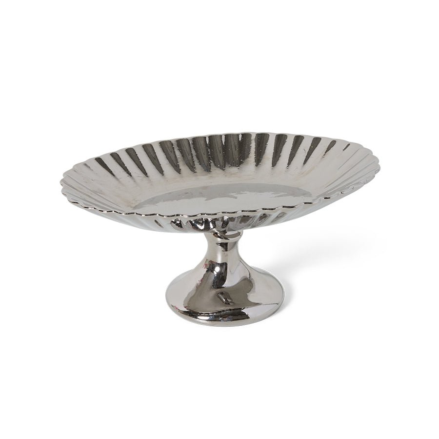 HKliving Platte CLEAN new classics chrome silber | 34x23x12,3cm - Sir Henrys