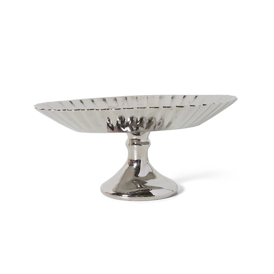 HKliving Platte CLEAN new classics chrome silber | 34x23x12,3cm - Sir Henrys