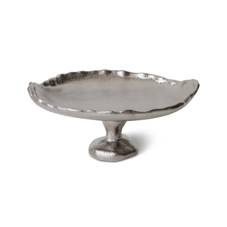HKliving Platte ROUGH New classics chrome silber | 29,5x23x15,5cm - Sir Henrys
