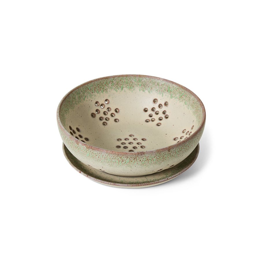 HKliving Schale Berry Bowl SLUSH 70s Ceramics bunt | Ø17,3x6,2cm - Sir Henrys