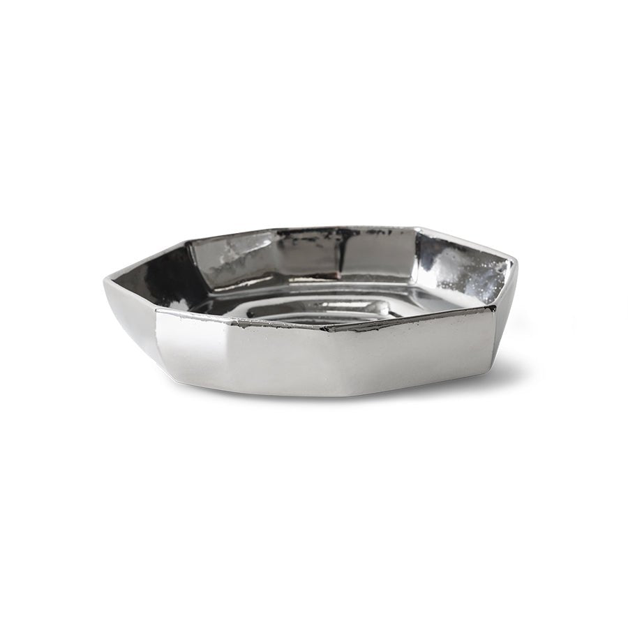 HKliving Schale CHROME L chrome silber | 25x23x6cm - Sir Henrys