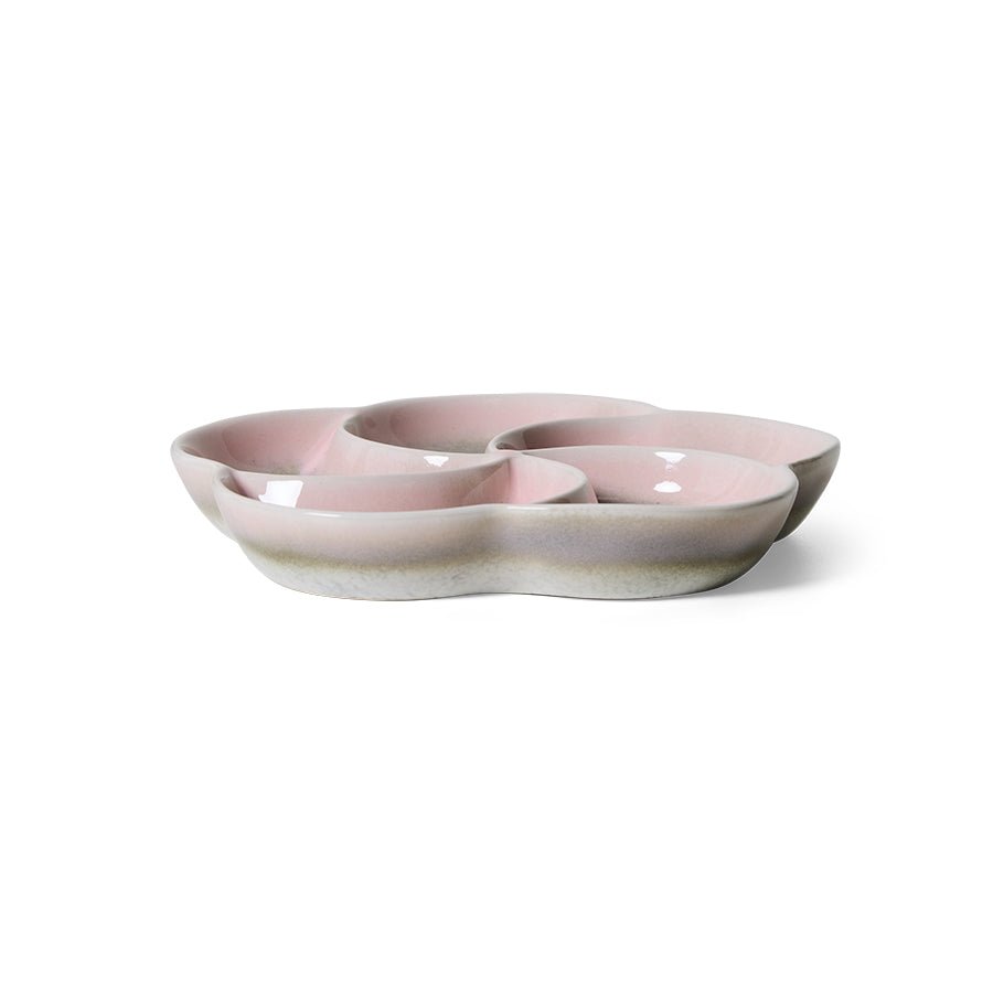HKliving Schale Snack Tray MUSE 70s Ceramics rosa | Ø20x3cm - Sir Henrys