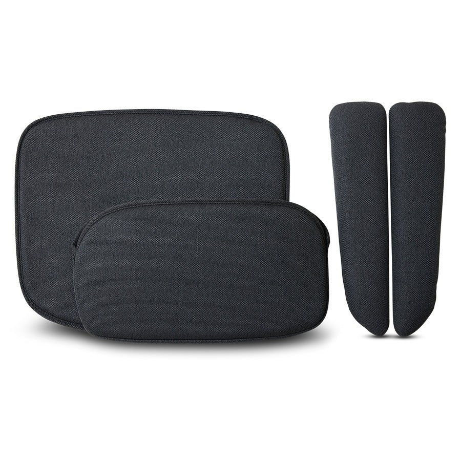 HKliving Sitzkissen WIRE ARMCHAIR Comfort kit dark grey | 39x46x1,5cm - Sir Henrys