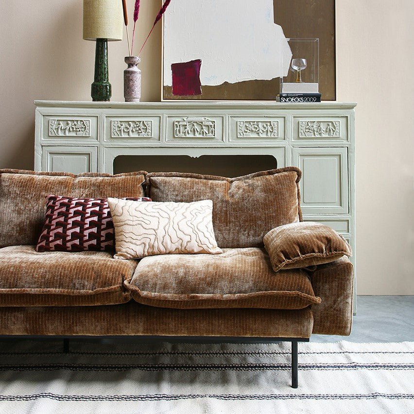 HKliving Sofa RETRO 2 - Sitzer 175cm verschiedene Farben - Sir Henrys