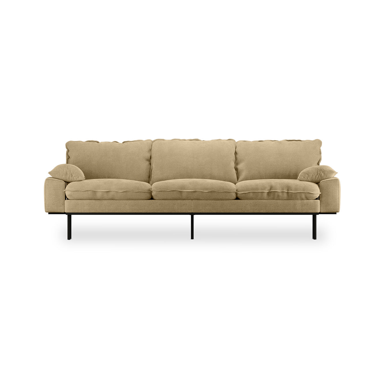 HKliving Sofa RETRO 4-Sitzer 245cm verschiedene Farben - Sir Henrys
