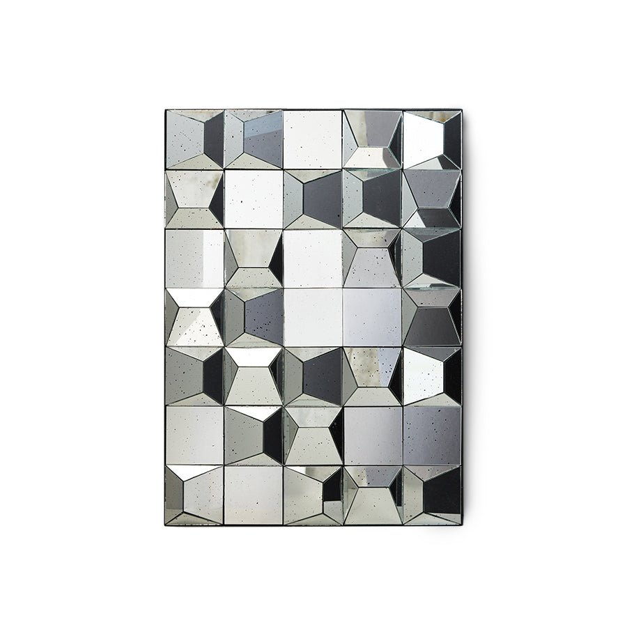 HKliving Spiegel Kunstwerk RELIEF MIRROR | 60x85x5cm - Sir Henrys