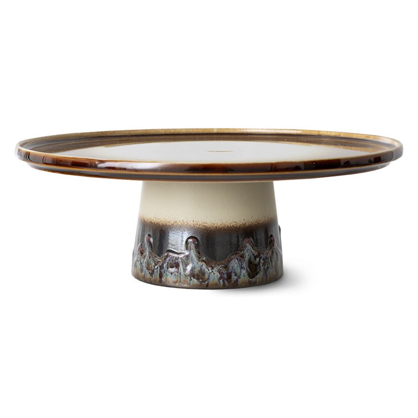 HKliving Tortenplatte ORBIT Plateau M 70´s bunt | Ø26cm - Sir Henrys