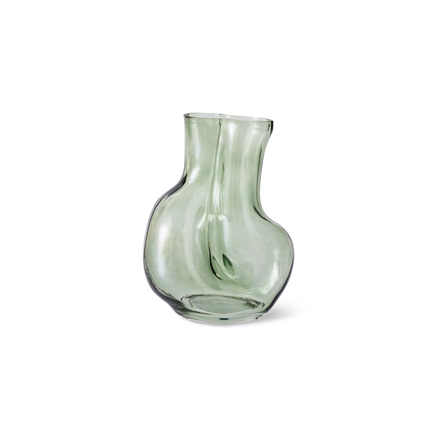 HKliving Vase GLEAM oliv | 17x10,3x22cm - Sir Henrys