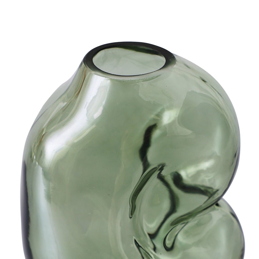 HKliving Vase Gleam S olive | 13x11x18cm - Sir Henrys