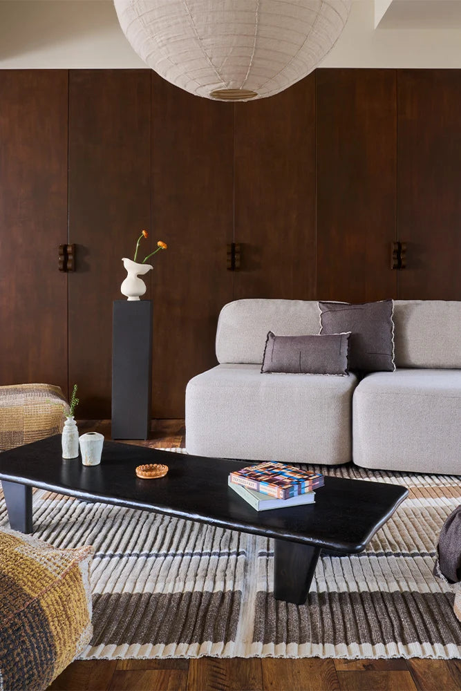Lorena Canals Handwebteppich Columns Natural | 200x140cm
