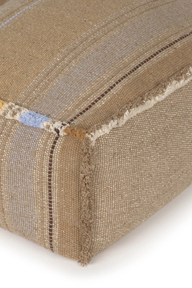Lorena Canals Handgemachter Pouf Puebla | 45x45cm