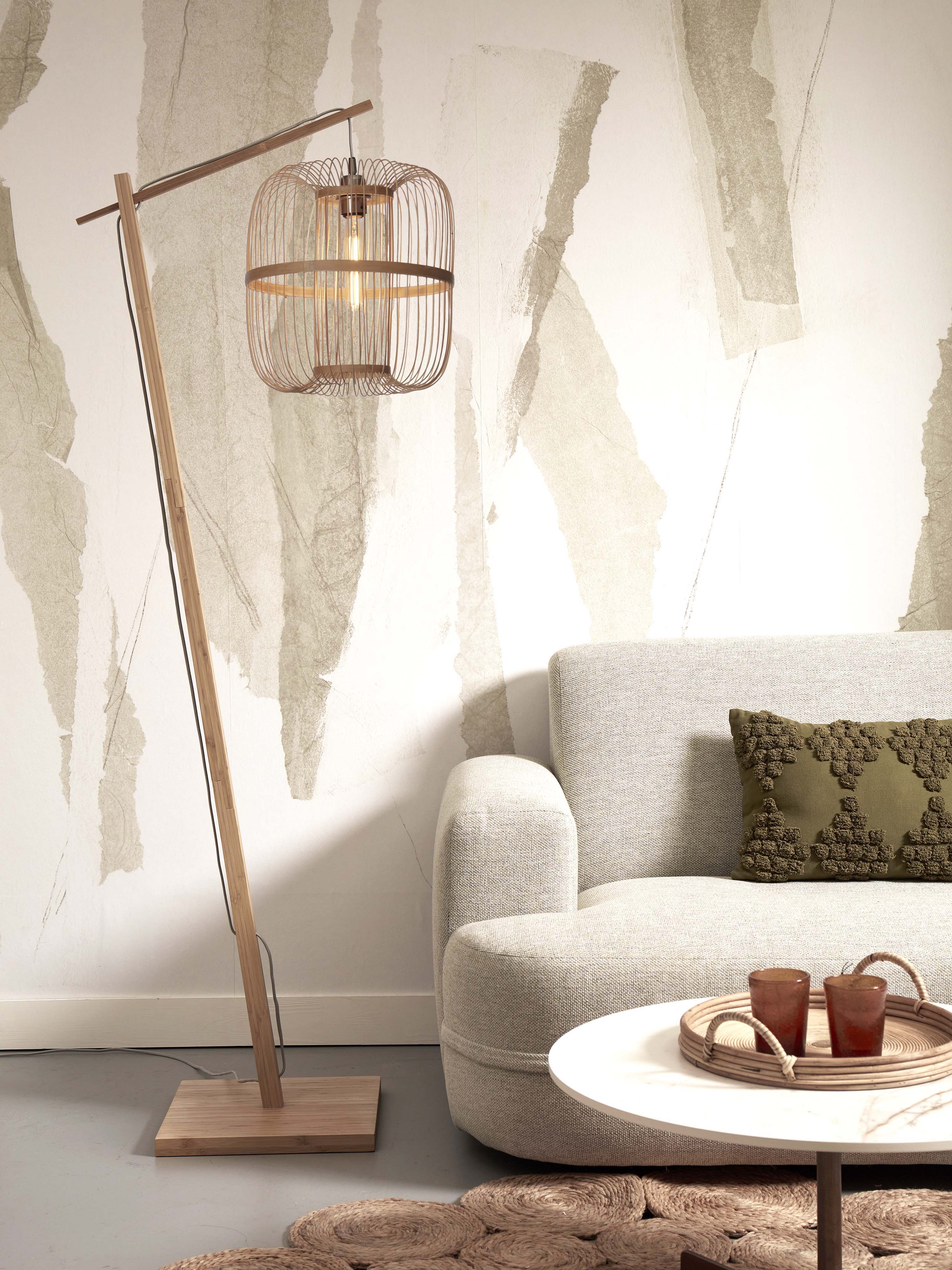 Good&Mojo Stehlampe HOKKAIDO braun | 63x36x176cm