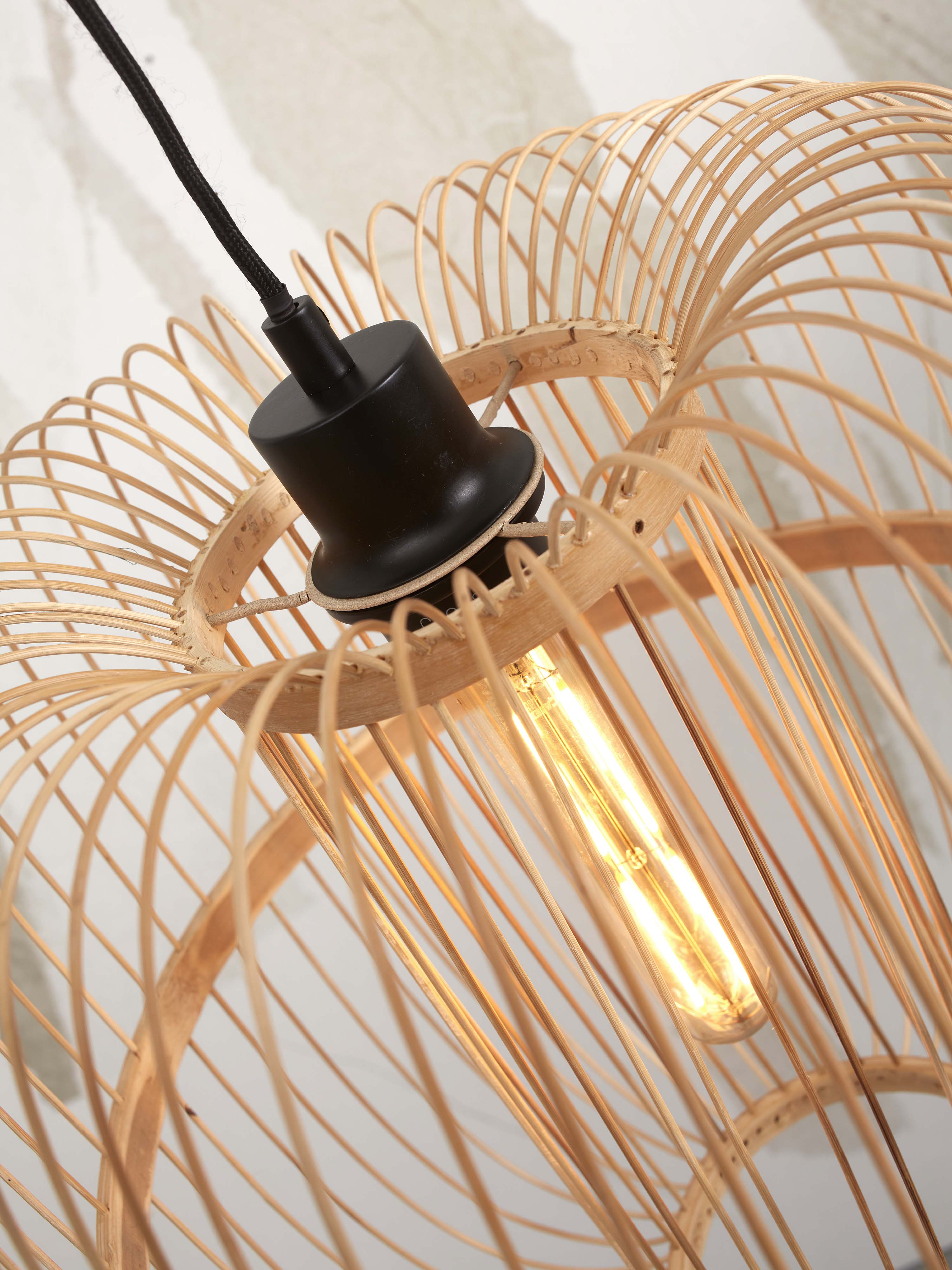 Good&Mojo Stehlampe HOKKAIDO braun | 63x36x176cm