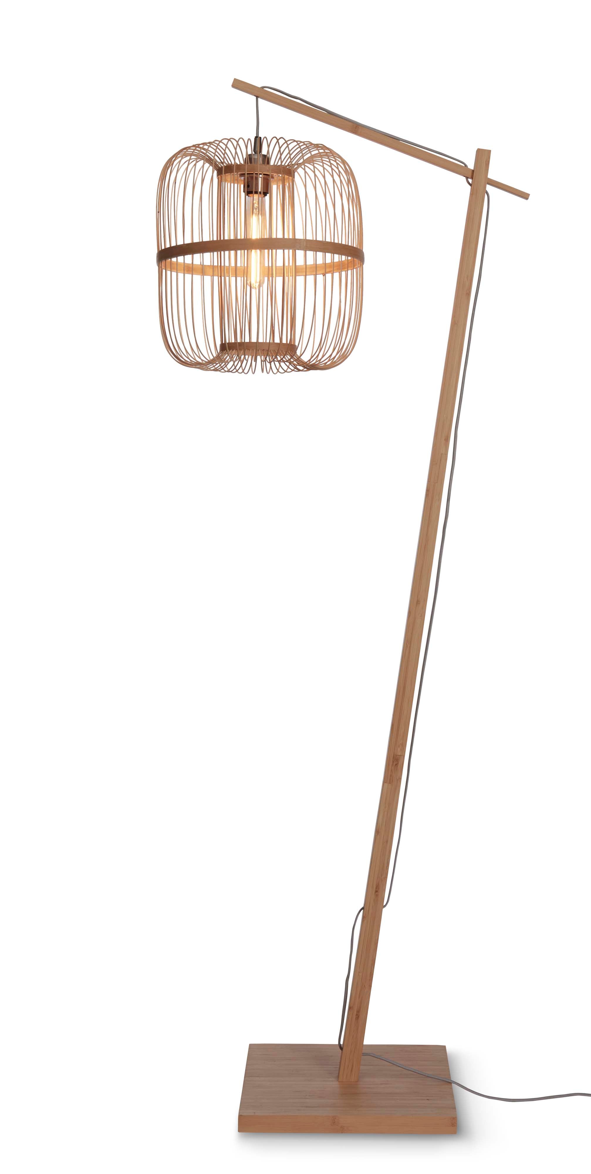 Good&Mojo Stehlampe HOKKAIDO braun | 63x36x176cm