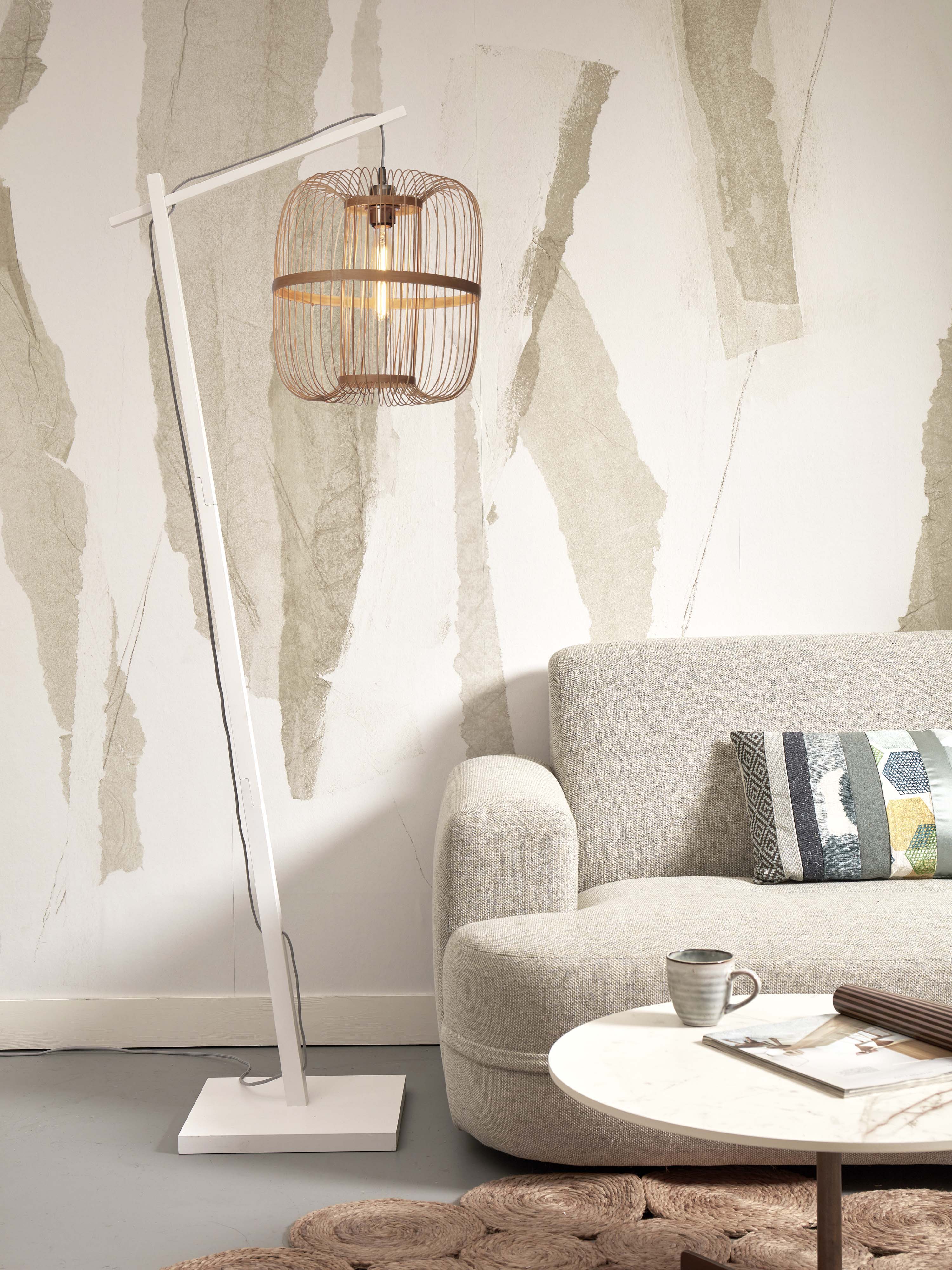 Good&Mojo Stehlampe HOKKAIDO braun | 63x36x176cm