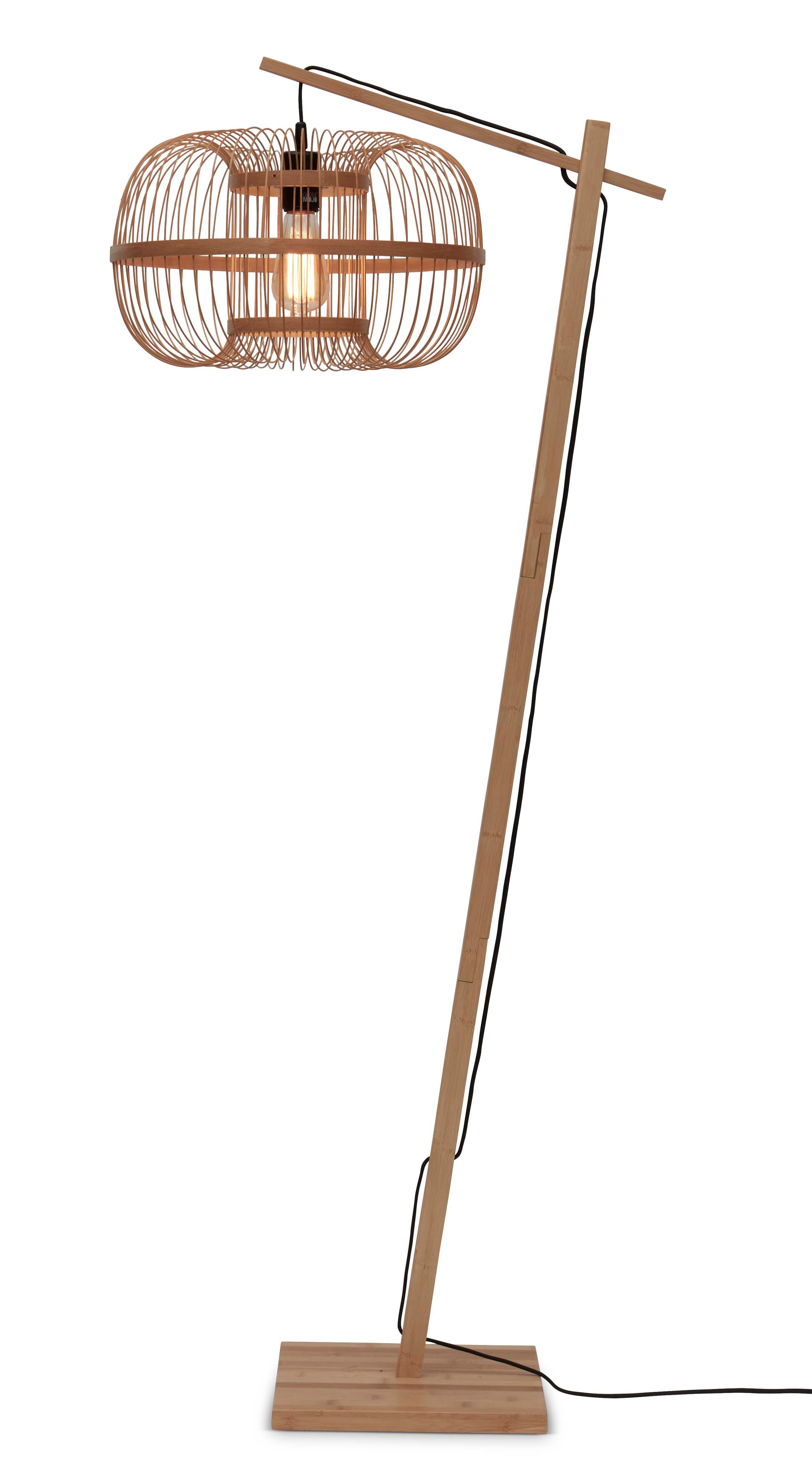 Good&Mojo Stehlampe HOKKAIDO braun | 55x38x150cm