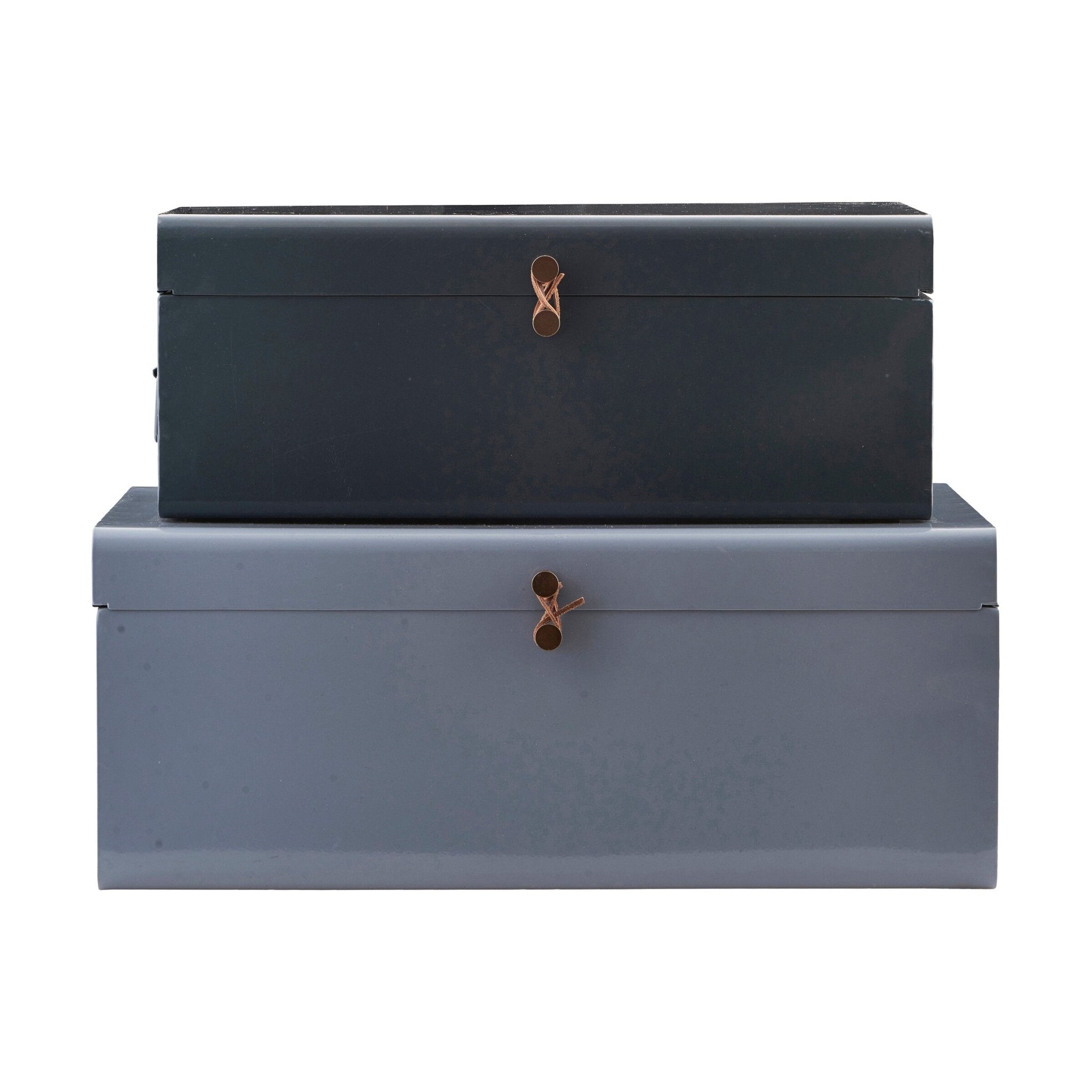 House Doctor Aufbewahrung METAL blau - Sir Henrys
