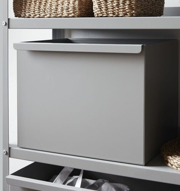 House Doctor Aufbewahrungslösung für Regal HDRACK Stahl grau | 38x30cm - Sir Henrys