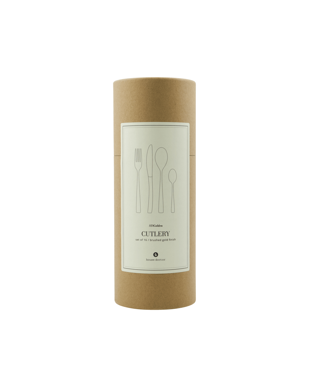 House Doctor Besteckset GOLDEN goldfarben | 22x4,2cm - Sir Henrys