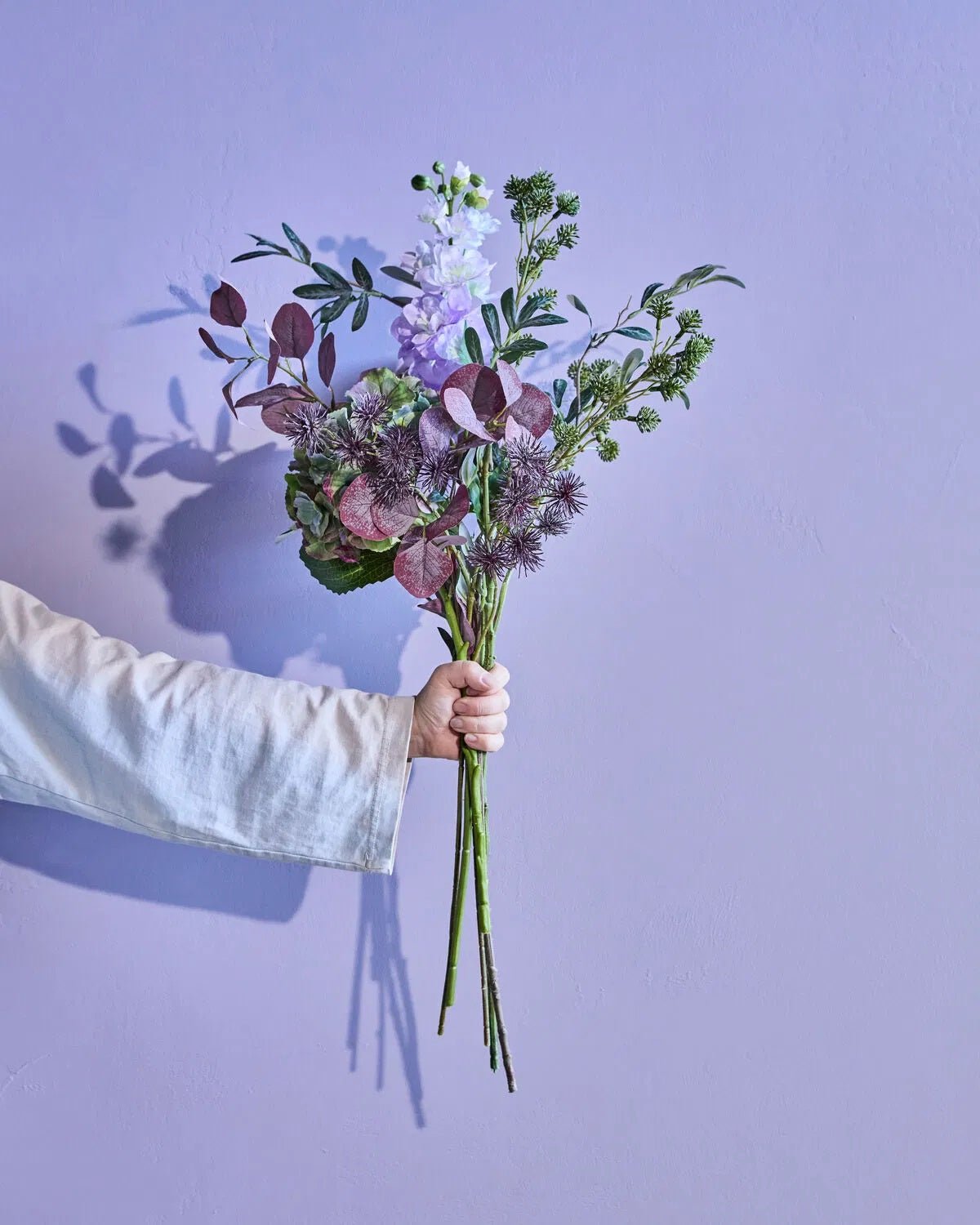 House Doctor Blumenstrauß CALM PURPLE Kunstblume | 45x76cm - Sir Henrys