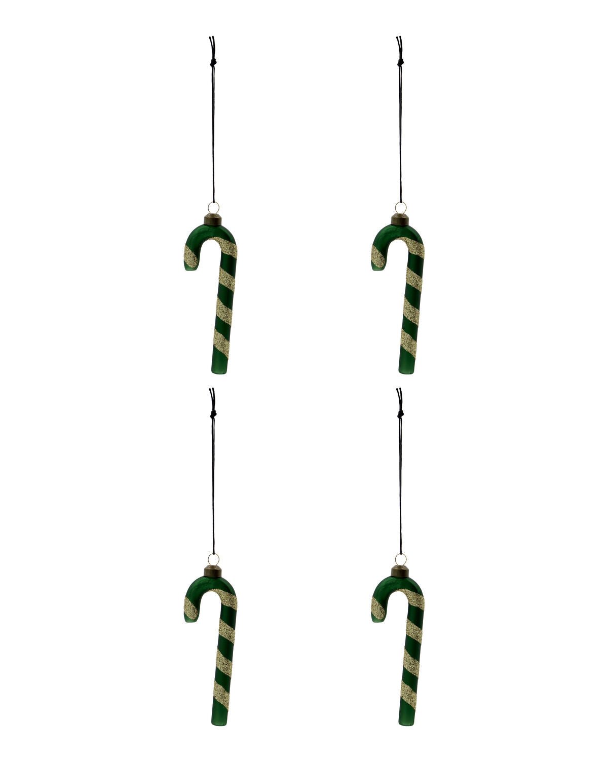 House Doctor Christbaumschmuck STICK grün 4er Set | 11cm - Sir Henrys