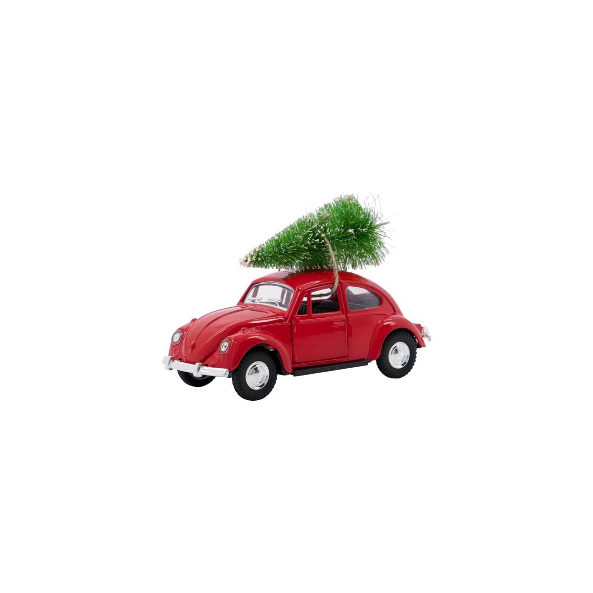 House Doctor Dekoration XMAS CAR rot | 12,5x5x8cm - Sir Henrys