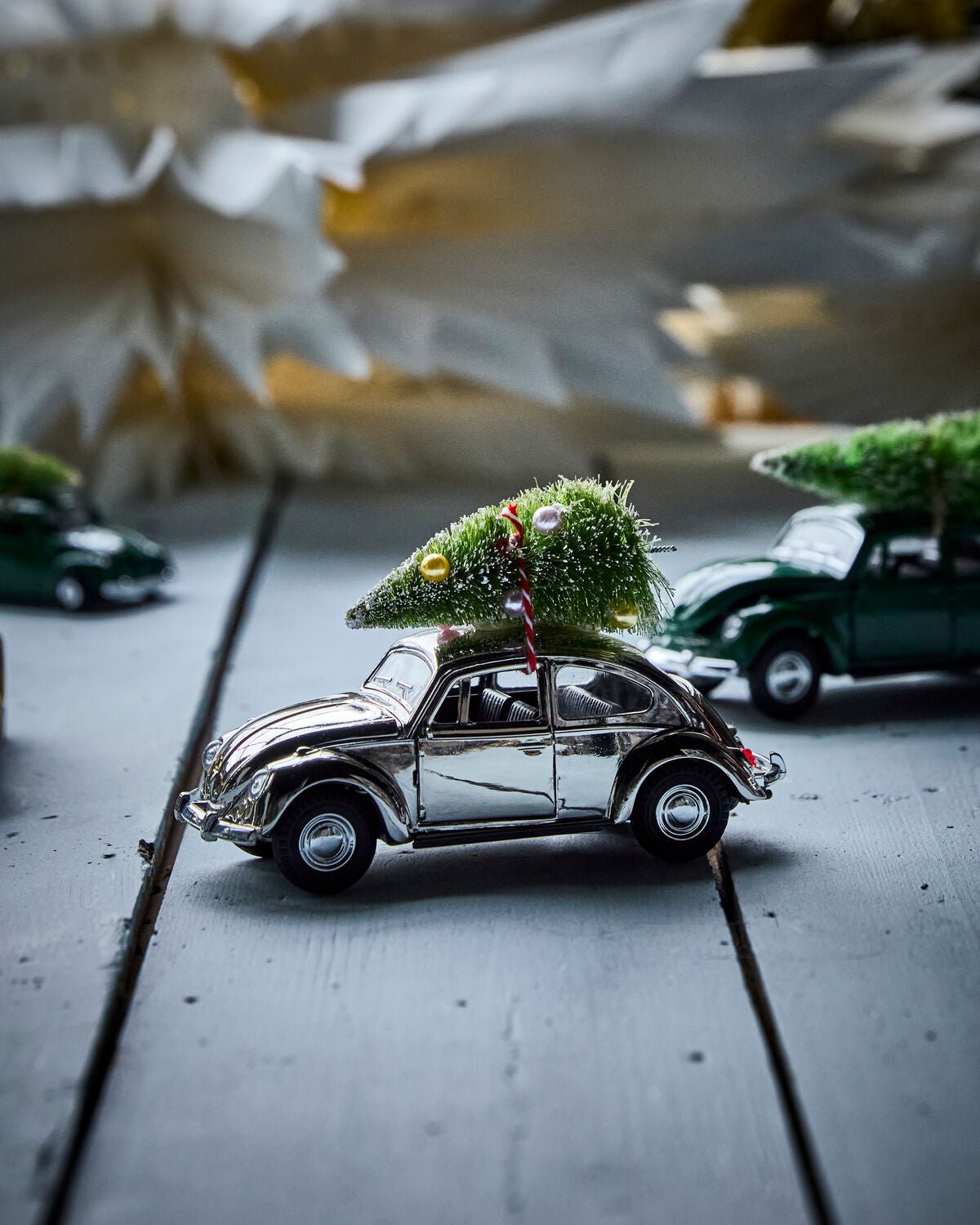 House Doctor Dekoration XMAS CAR silber | 12,5x5x8cm - Sir Henrys
