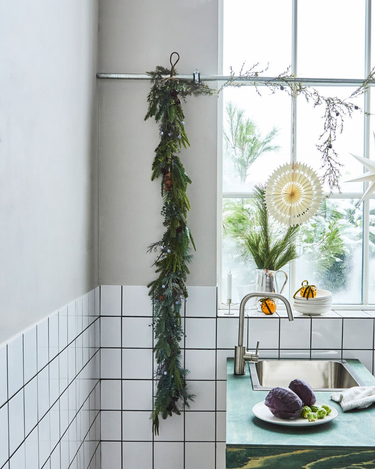 House Doctor Girlande DECO grün | 180cm - Sir Henrys