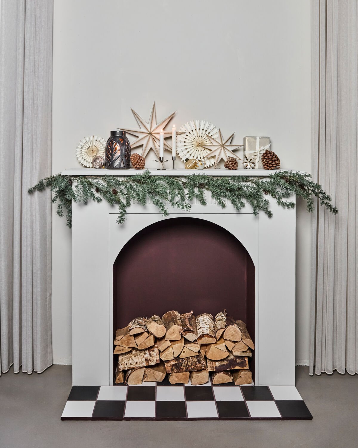 House Doctor Girlande PINE grün | 20x185cm - Sir Henrys