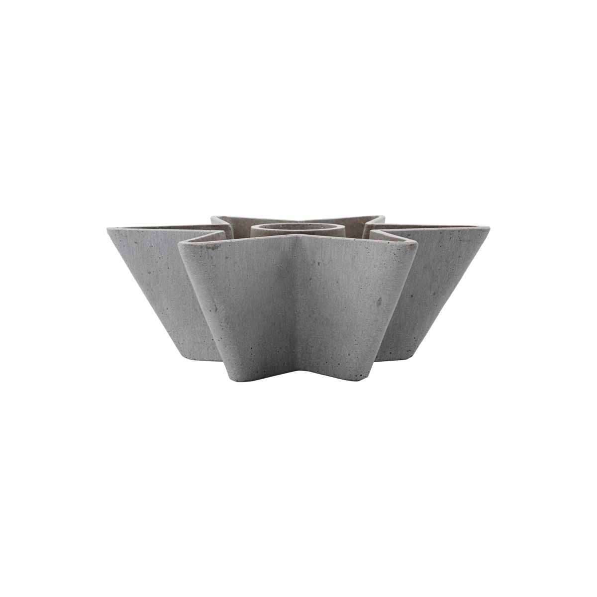 House Doctor Kerzenständer MOLD Stern grau | 27x30x10cm - Sir Henrys