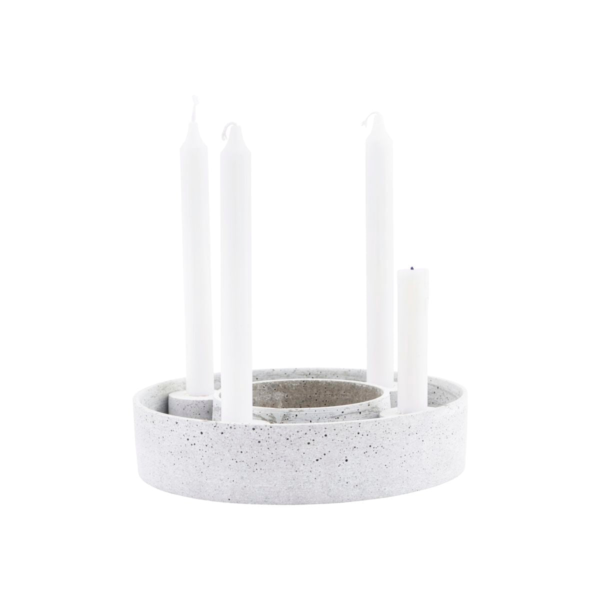 House Doctor Kerzenständer THE RING grau | Ø26x6cm - Sir Henrys