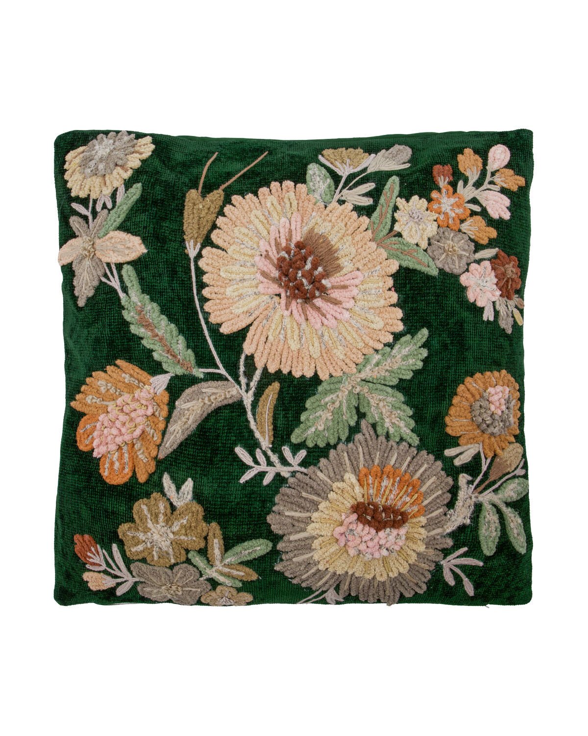 House Doctor Kissenbezug BOTA grün rose | 50x50cm - Sir Henrys
