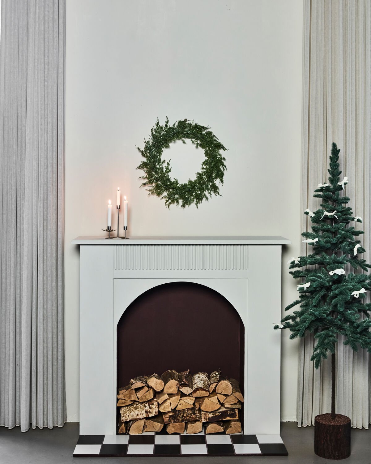 House Doctor Kranz PINE Grün | Ø 55cm - Sir Henrys