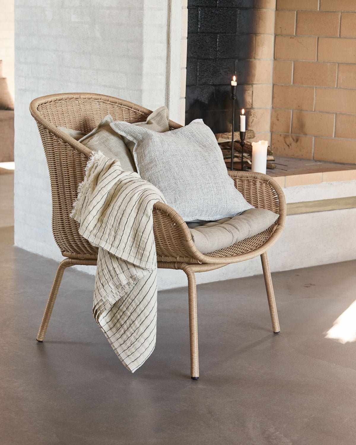 House Doctor Lounge-Sessel HAPUR natur - Sir Henrys