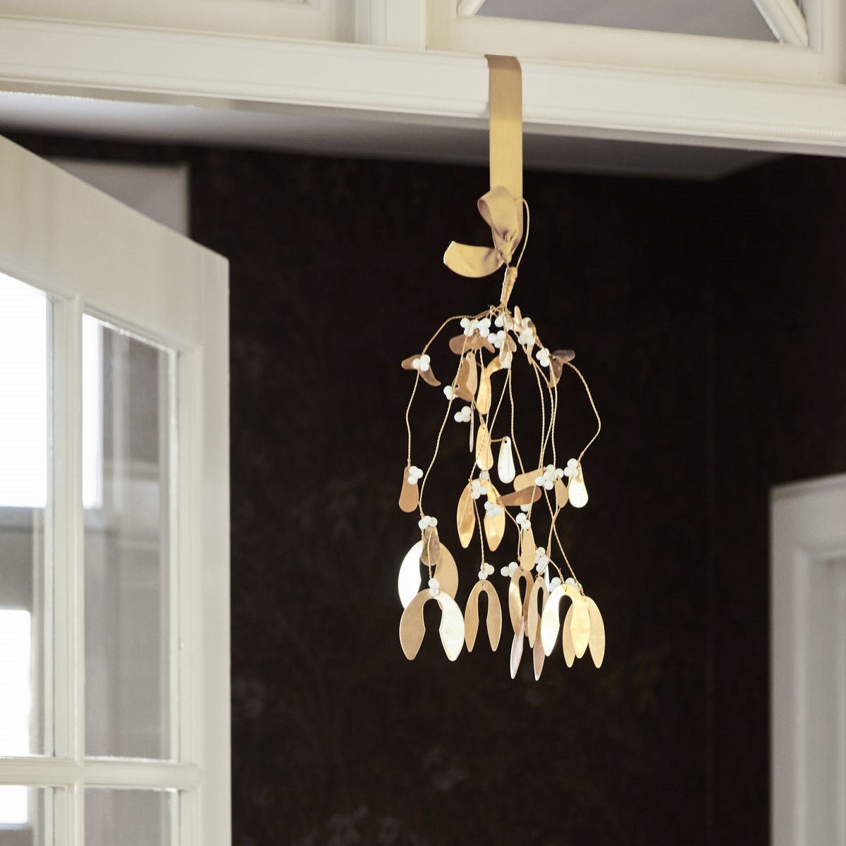 House Doctor Ornament MISTLETOE messing | 15x37 cm - Sir Henrys