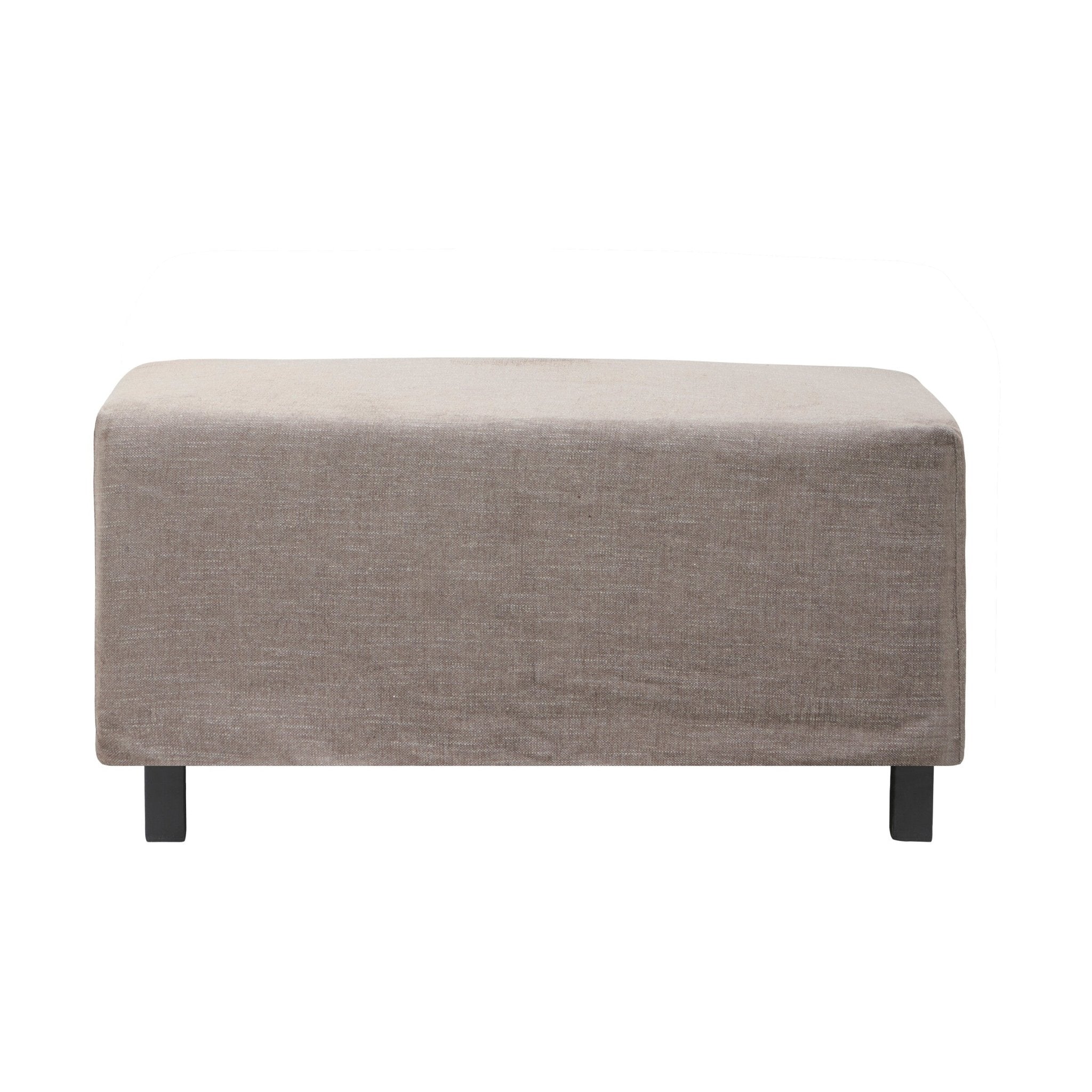 House Doctor Pouf HAZEL NIGHT grau/braun - Sir Henrys