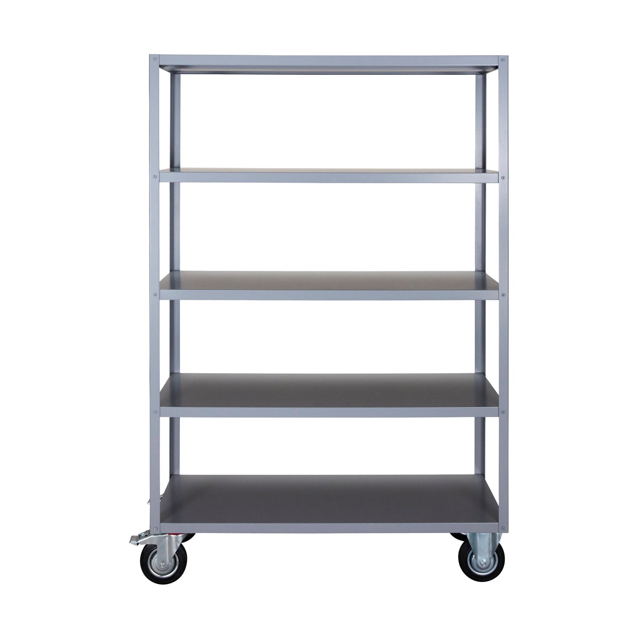 House Doctor Regal mit 4 Rollen HDTROLLEY Stahl grau | 120x180cm - Sir Henrys