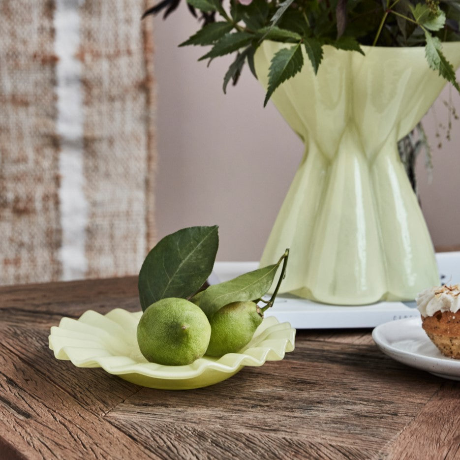 House Doctor Schale WAVE gelb