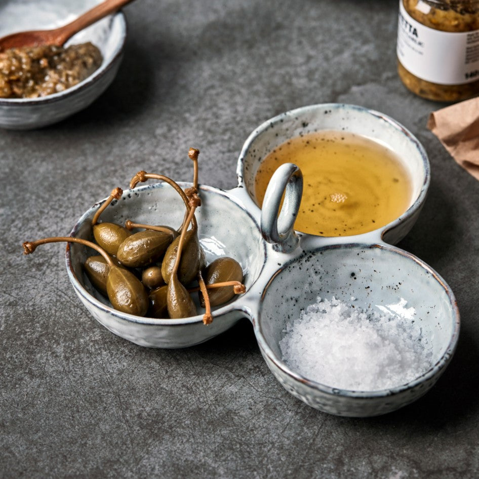 House Doctor Servierschalen RUSTIC dunkelgrau | Ø20x9cm