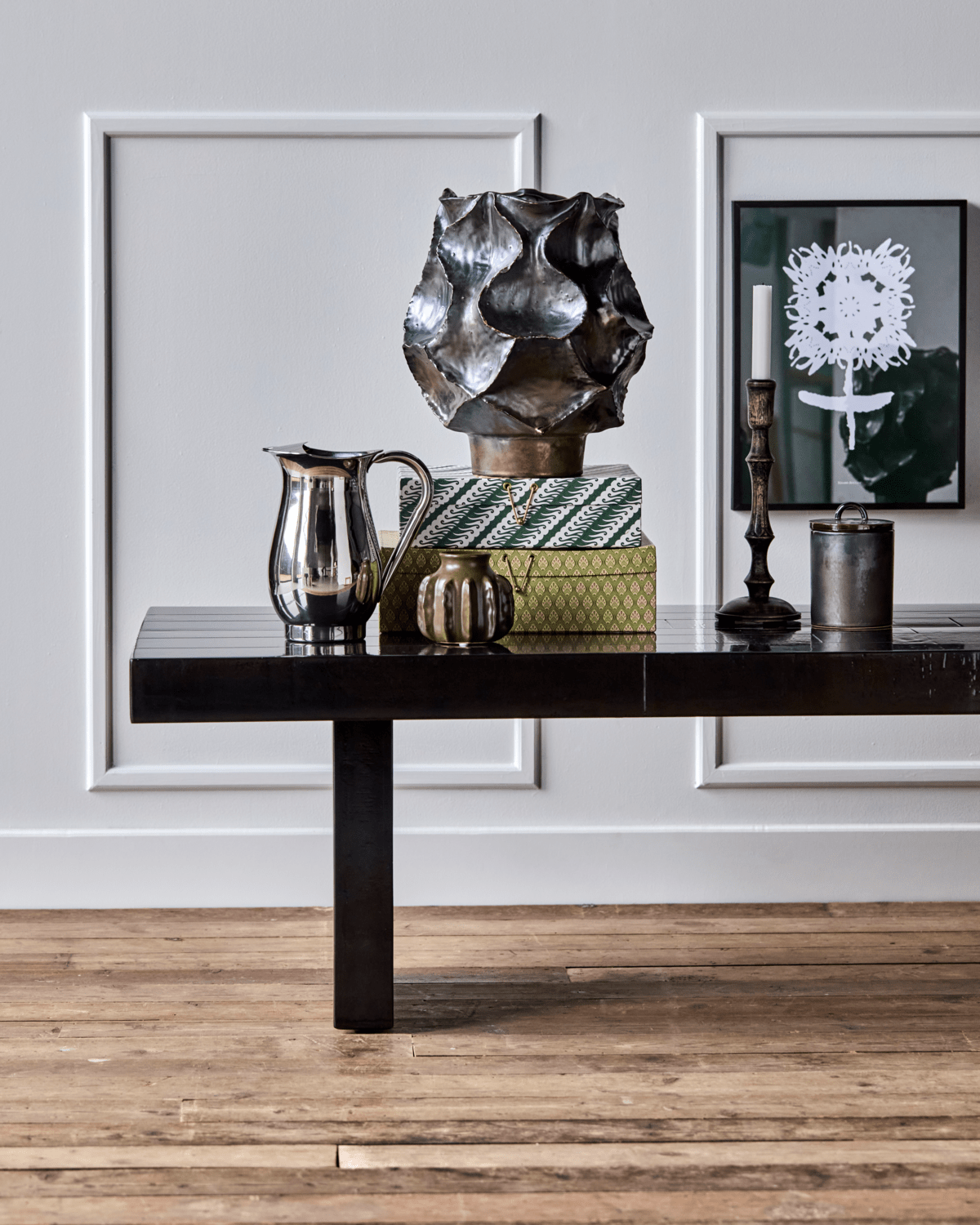 House Doctor Sofatisch BRICK schwarz | 150x60x44cm - Sir Henrys