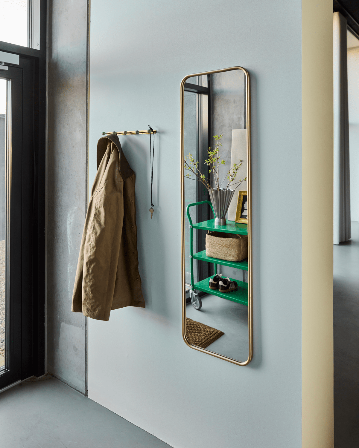 House Doctor Spiegel MIRROR goldfarben | 35x129cm - Sir Henrys