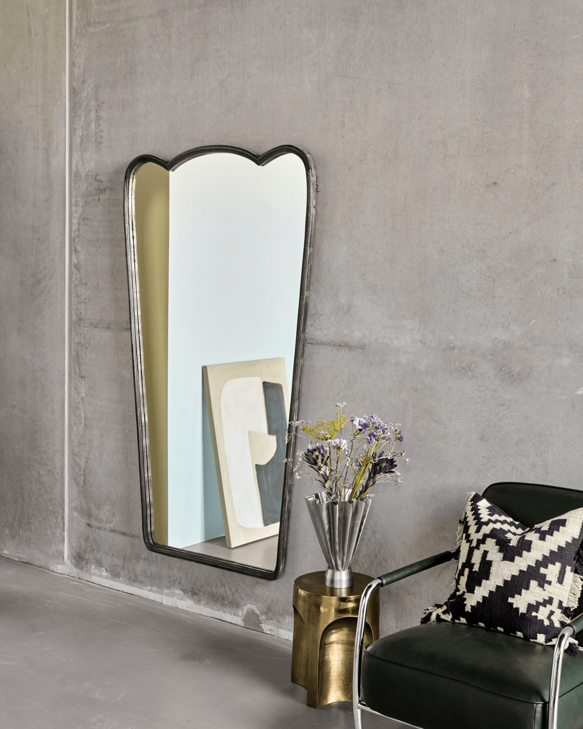 House Doctor Spiegel mit Rahmen JAMP schwarz | 105x180cm - Sir Henrys