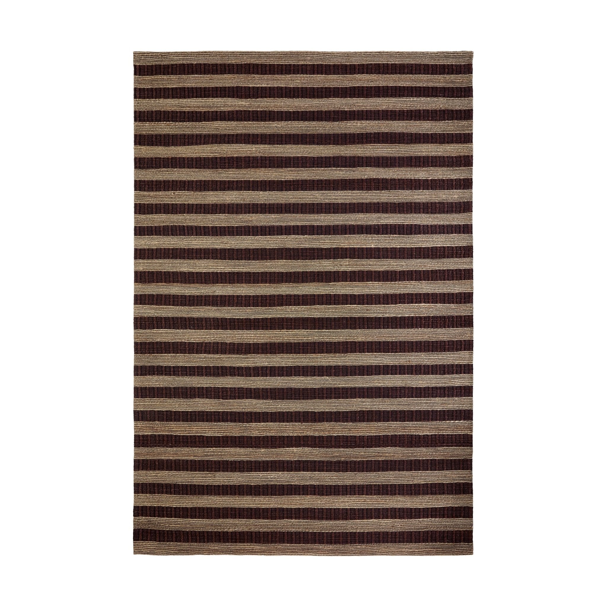 House Doctor Teppich BLOCK braun natur | 300x200cm - Sir Henrys