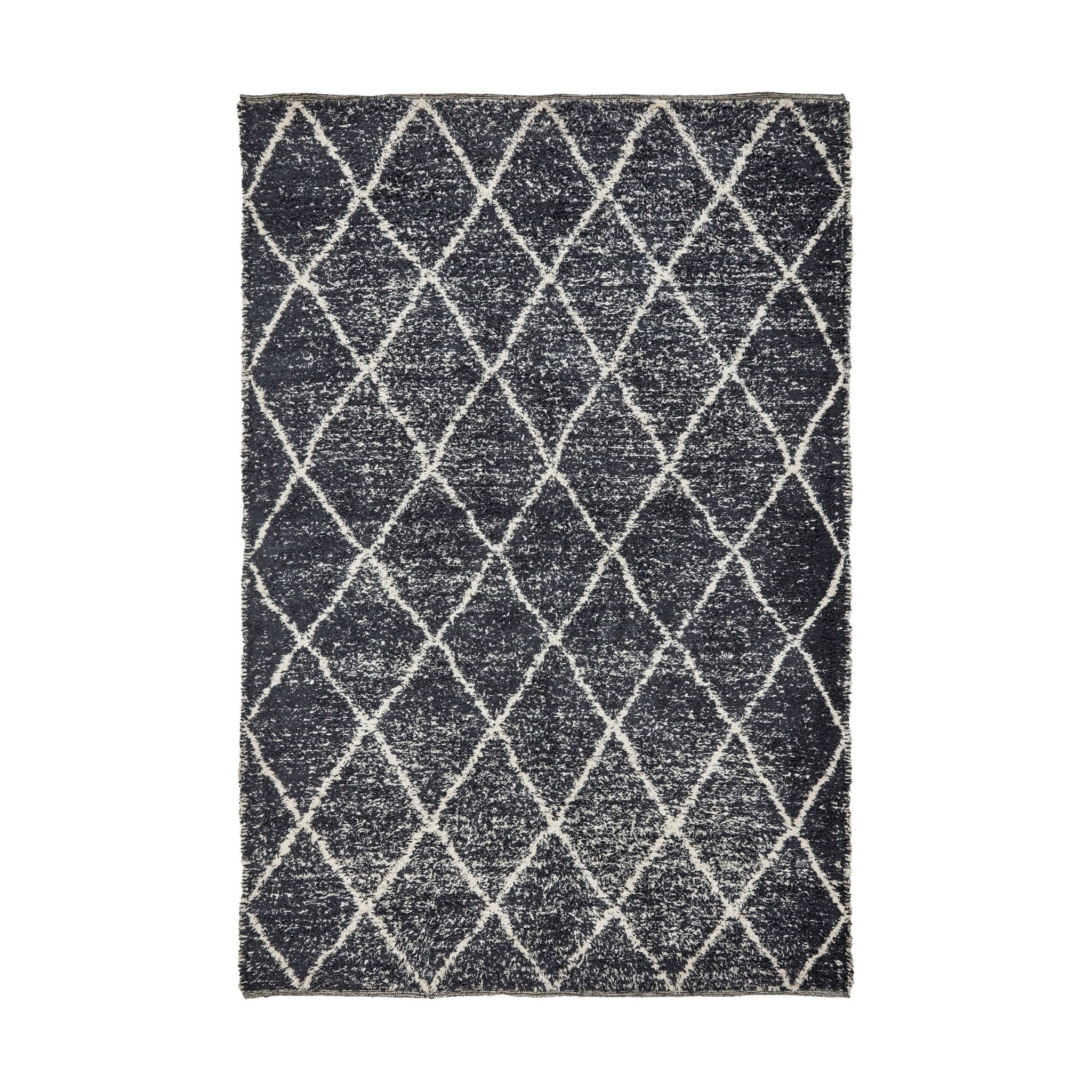 House Doctor Teppich CRUZ schwarz, off-white - Sir Henrys
